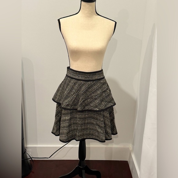 Tibi layered flutter tweed skirt - Picture 1 of 3